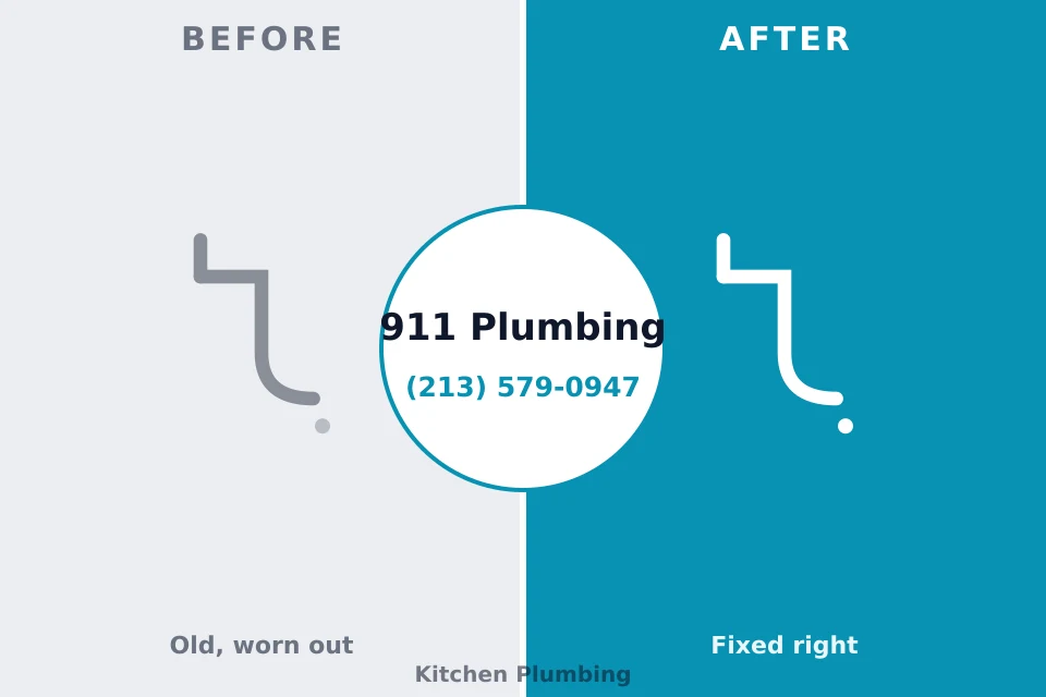 Before and after: plumbing repair Liberty, KY
